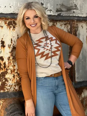 Alex Aztec on Cream Tee