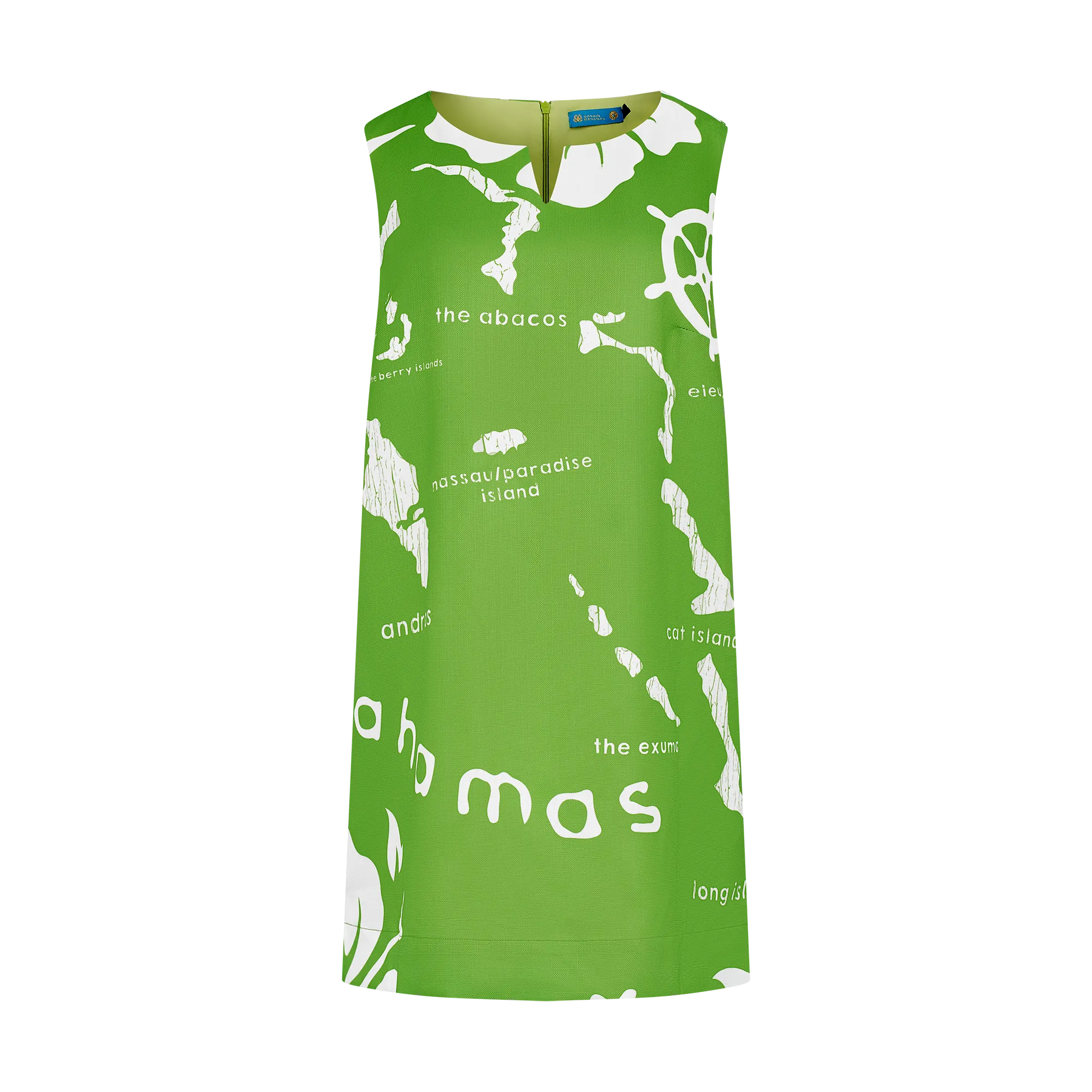 ARCHIPELAGO A-LINE DRESS-LIME