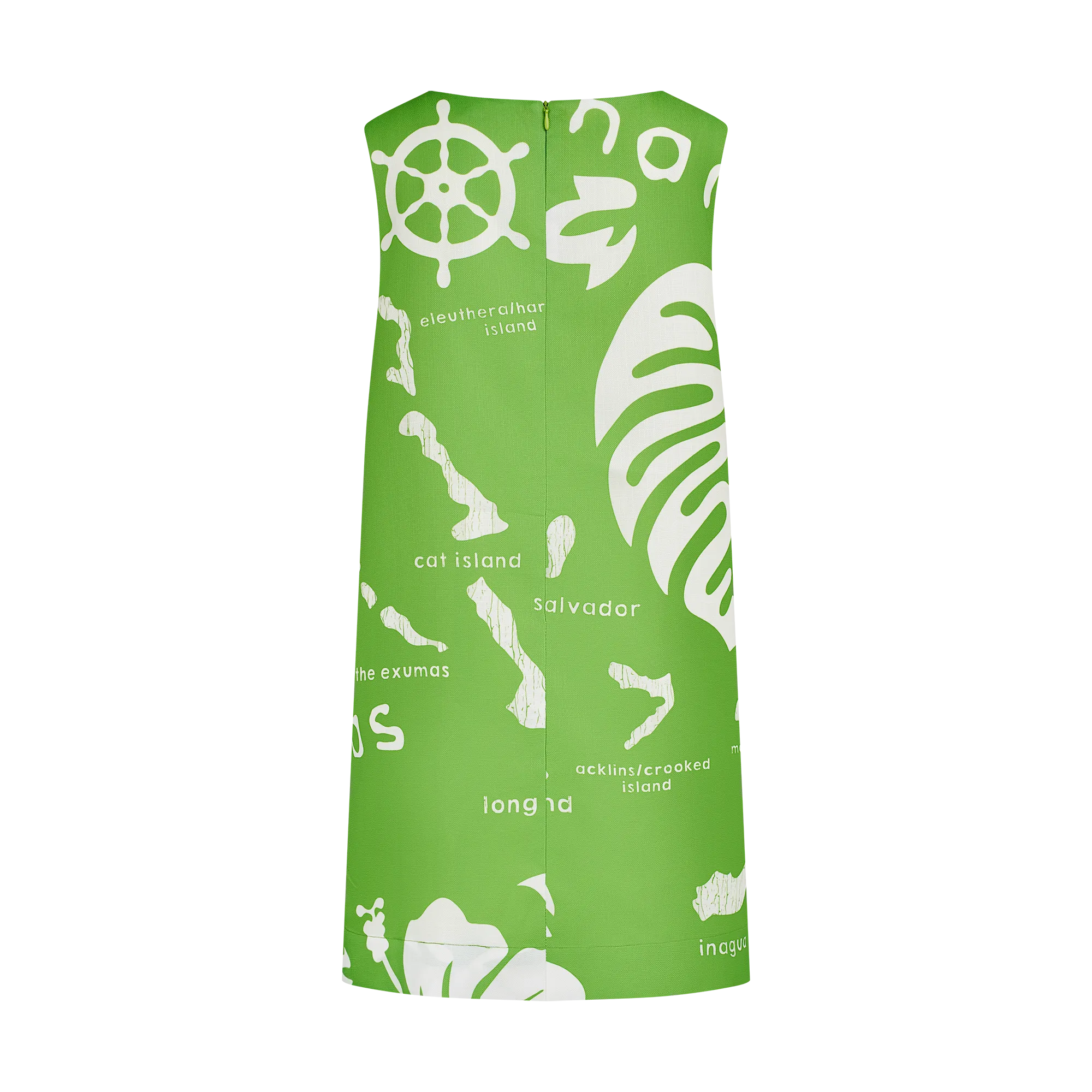 ARCHIPELAGO A-LINE DRESS-LIME
