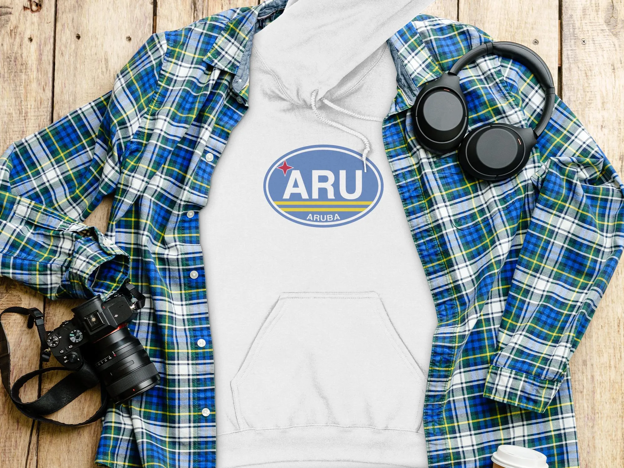 Aruba Vacation Flag Hoodie for Island Adventure Lovers