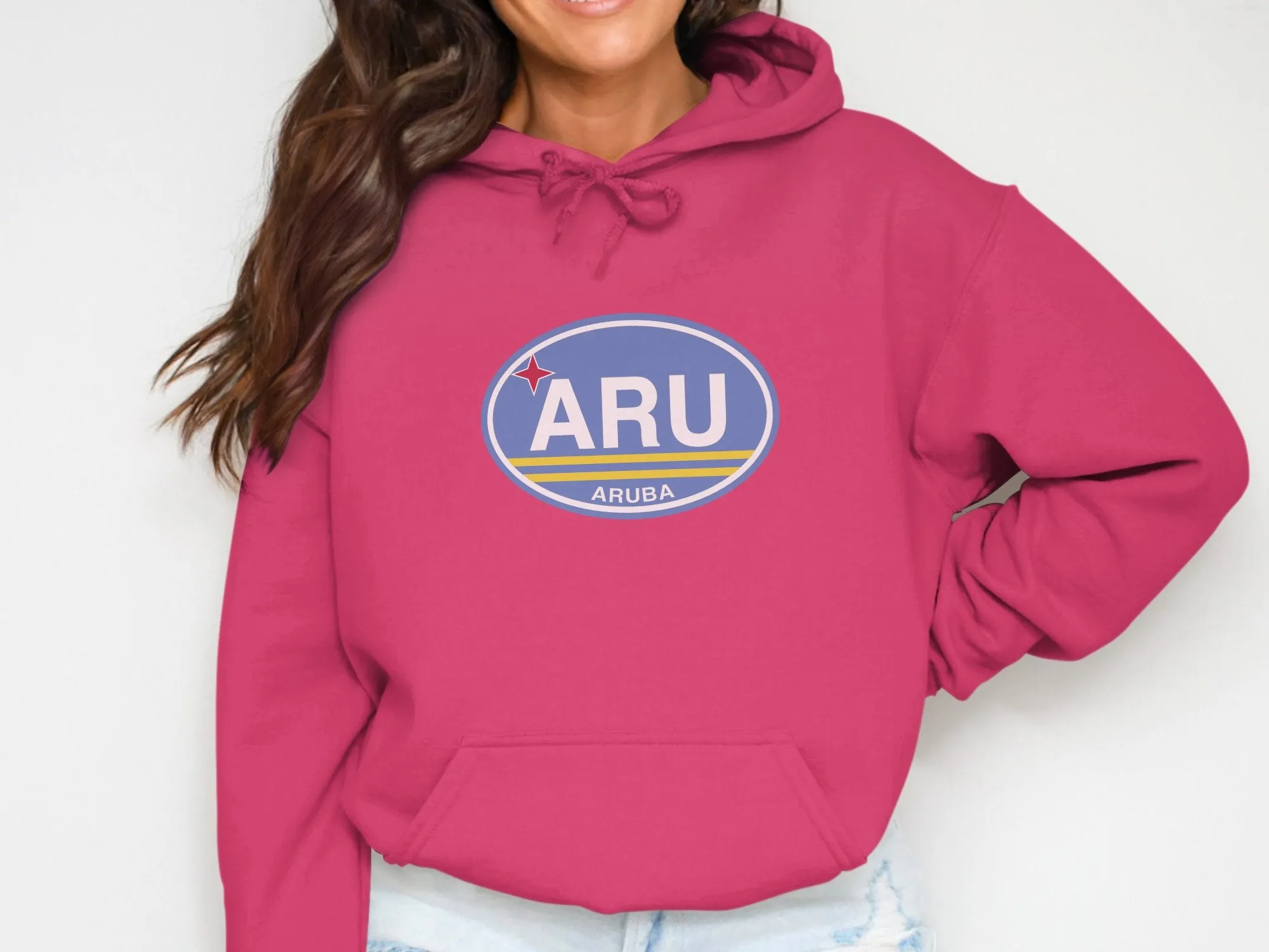 Aruba Vacation Flag Hoodie for Island Adventure Lovers
