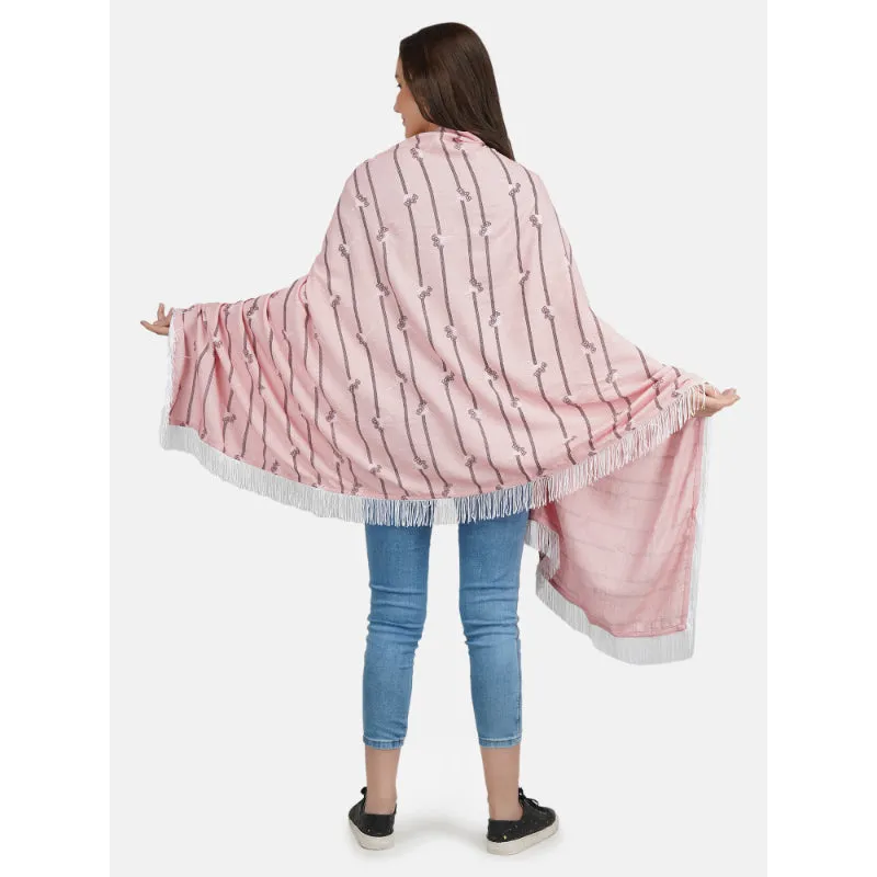 Black Linned Nursing Scarf