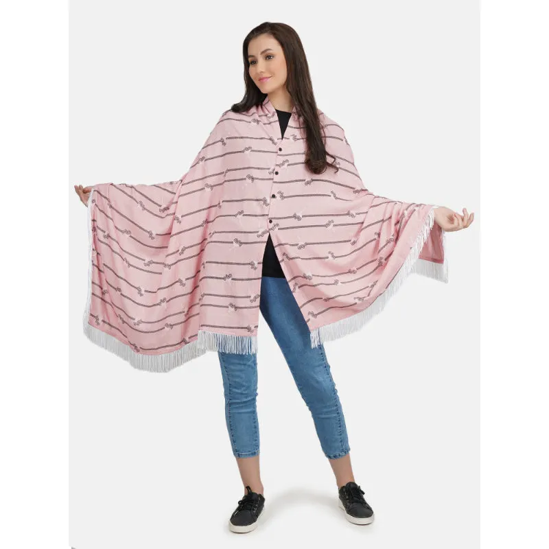 Black Linned Nursing Scarf