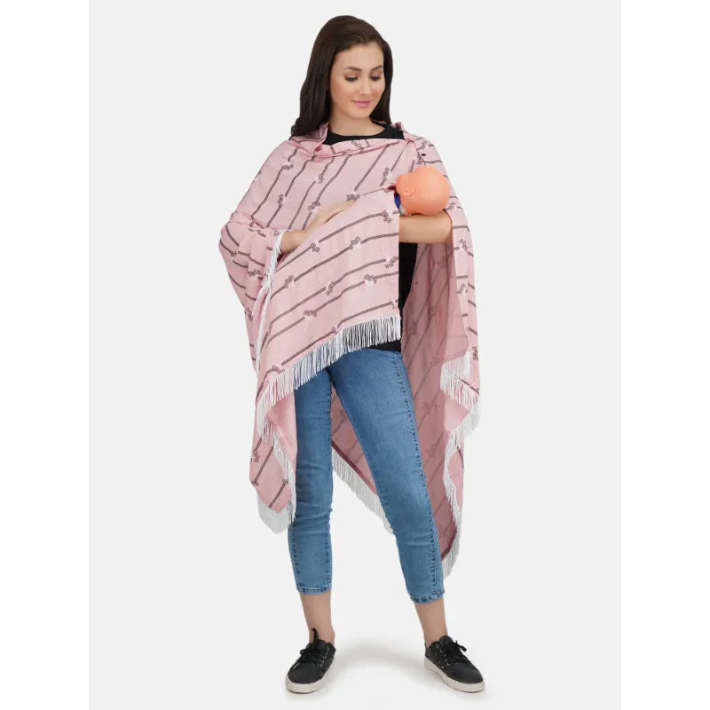 Black Linned Nursing Scarf