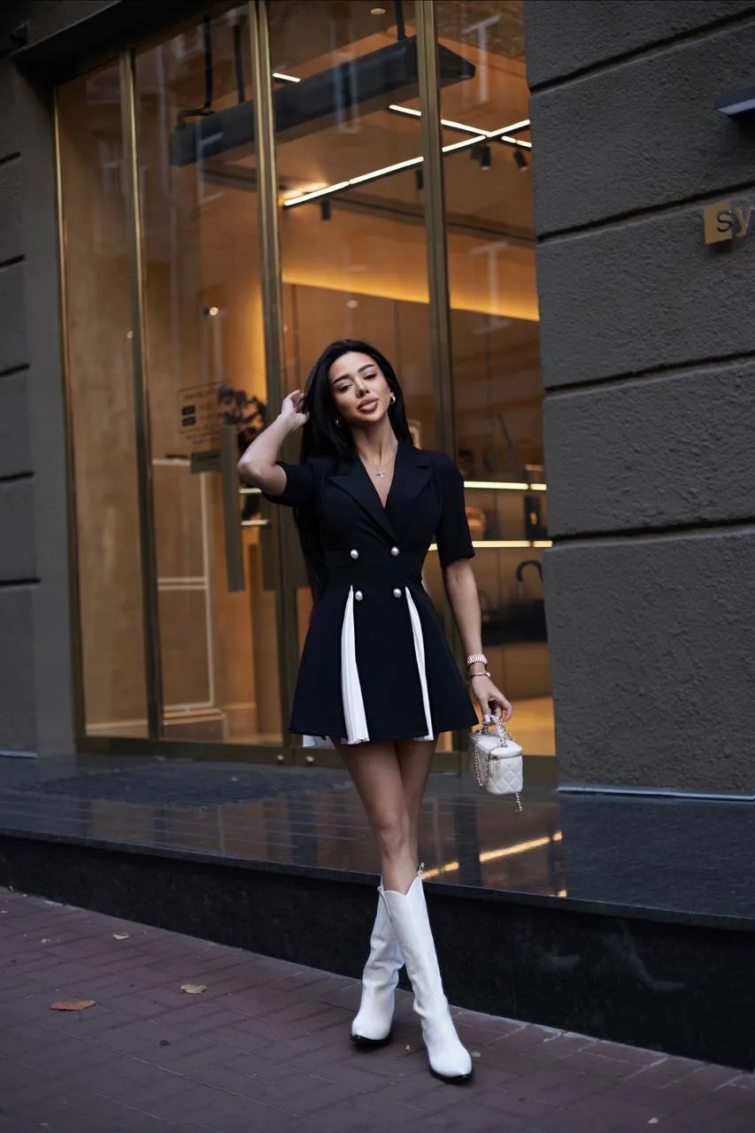 Black mini dress “Bela”