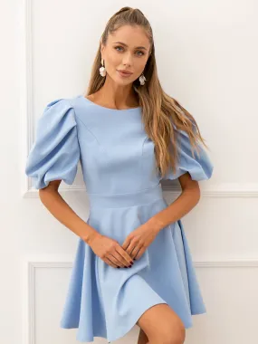 Blue mini dress “Merlot”