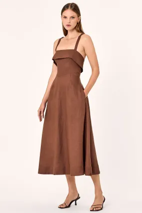 Carmellia Dress - Cigar