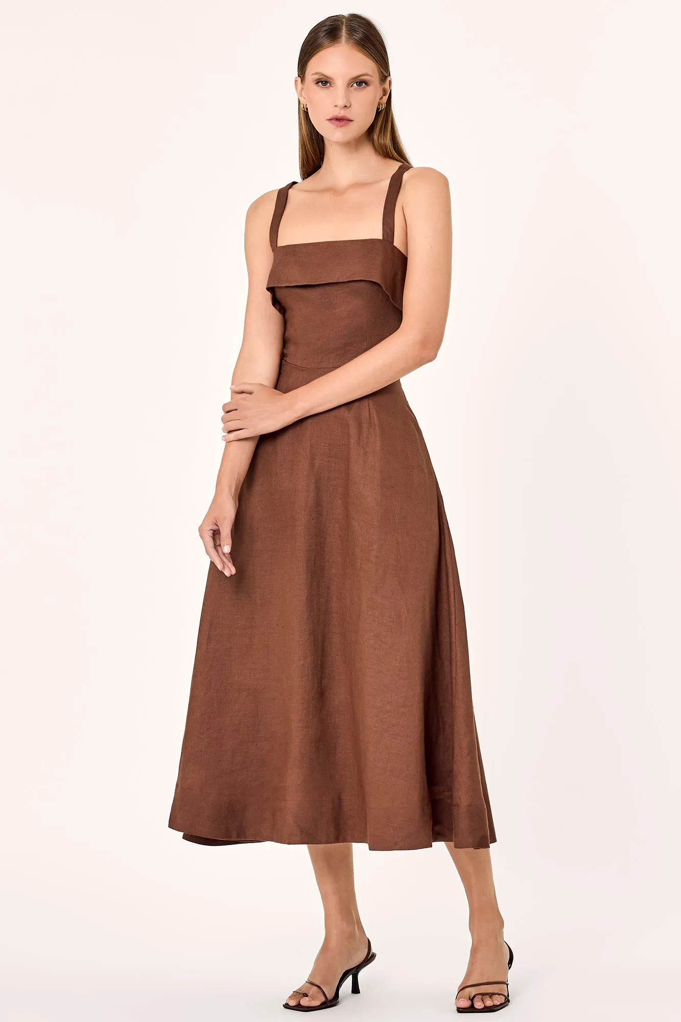 Carmellia Dress - Cigar