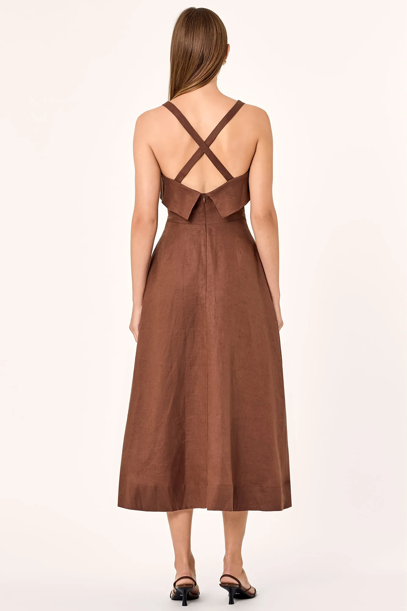Carmellia Dress - Cigar