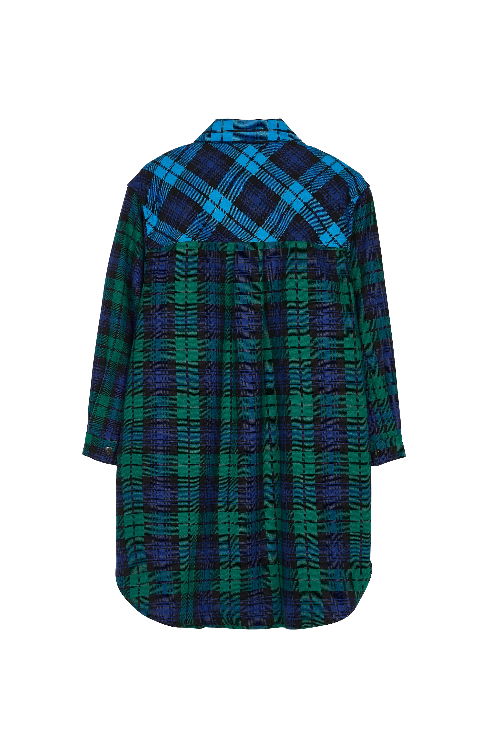 DARCY Multicolor Checkers - Buttoned Dress