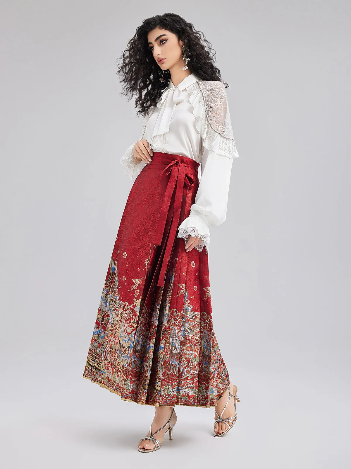 Elegant Chinese Style Mamian Skirt