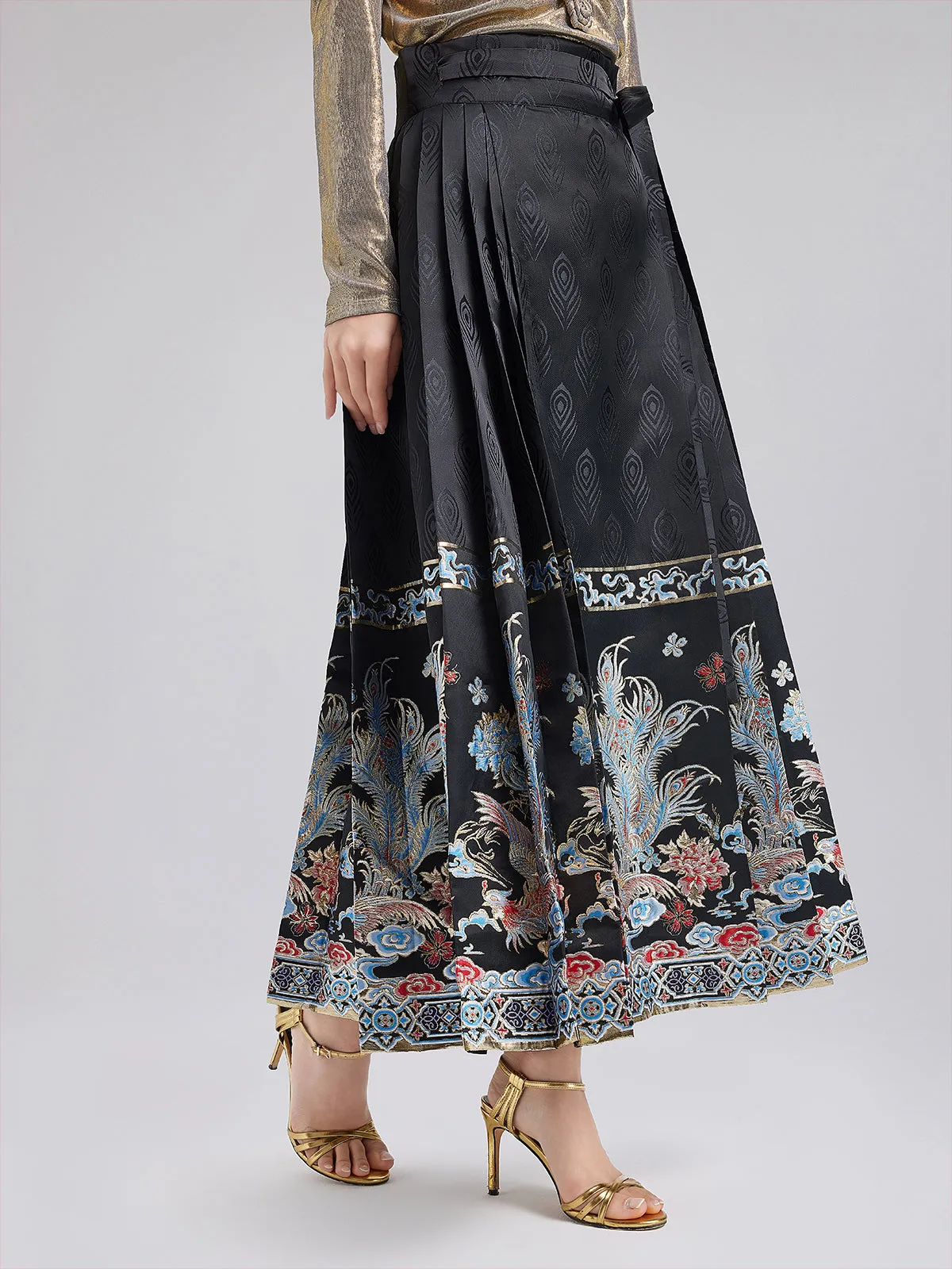 Elegant Chinese Style Mamian Skirt