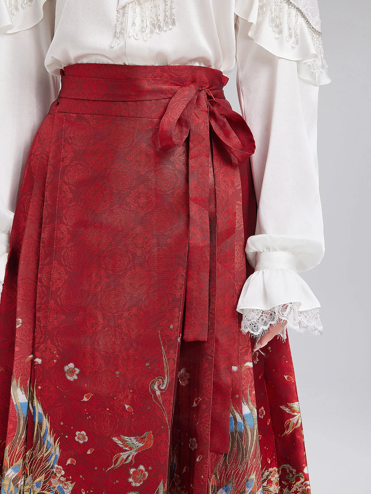 Elegant Chinese Style Mamian Skirt