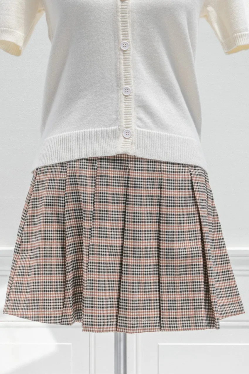 Elisa Plaid Mini Skirt