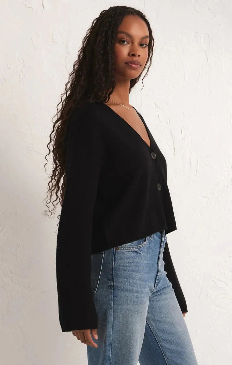 ESTELLE CARDIGAN (BLACK)