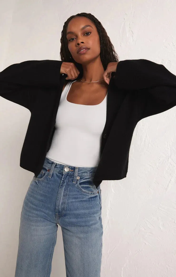 ESTELLE CARDIGAN (BLACK)