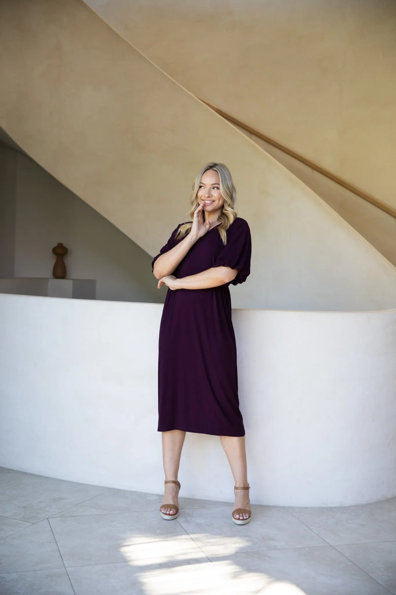 Farrow Dress | Berry | FINAL SALE