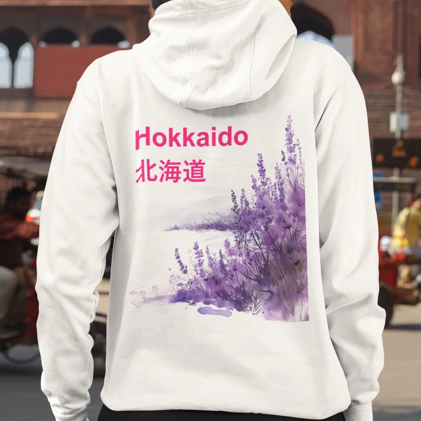 Hokkaido Hoodie, Japanese Sweatshirt, Lavender Sweater, Travel to Japan Hoodie, Visit Japan Hoodie, Gift for Her