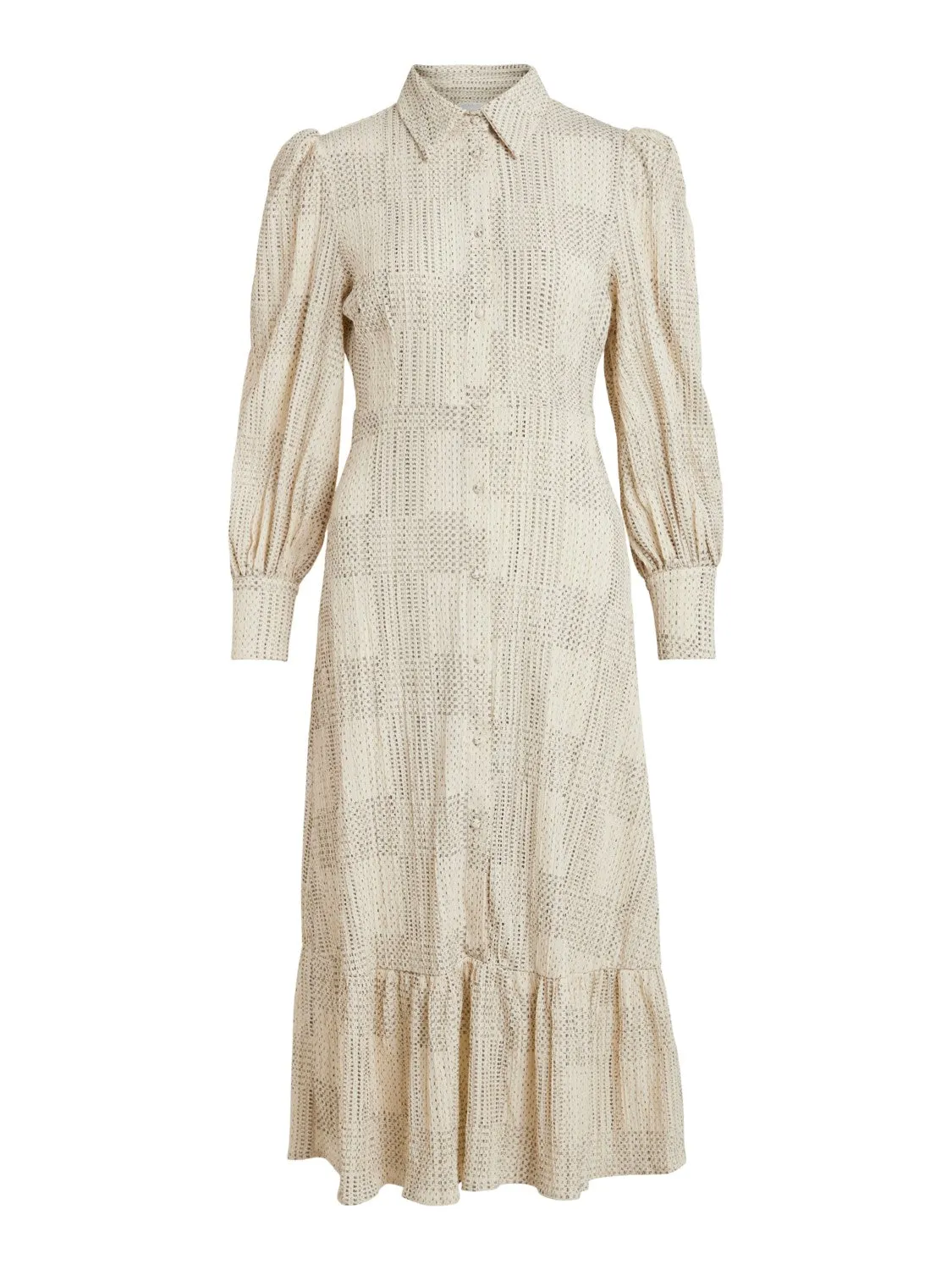 Mani Long Sleeve Shirt Dress