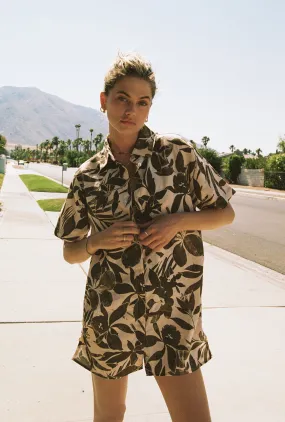 POOLSIDE PARADISIO Mo'orea Shirt Dress - Peach