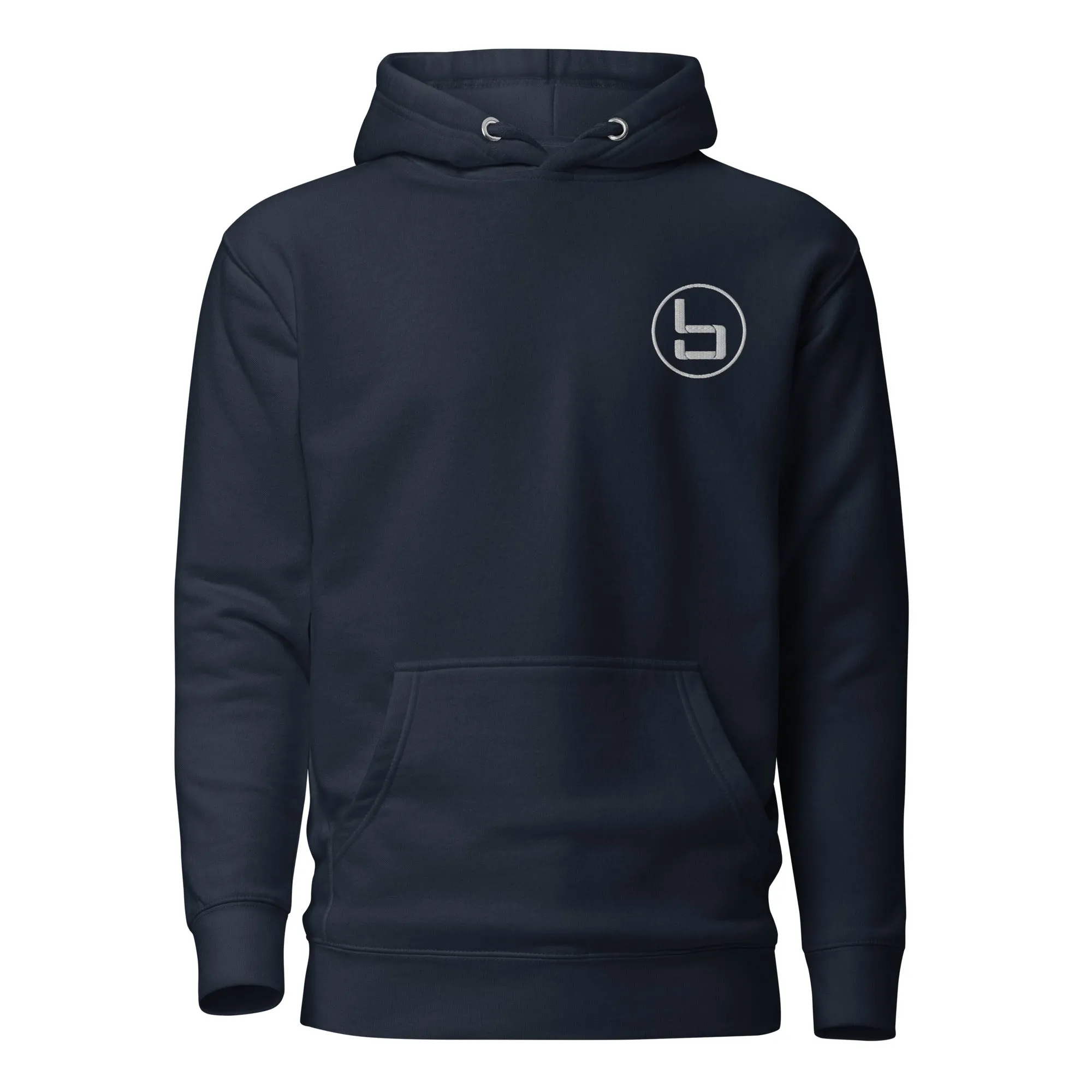 Premium Embroidered Logo Hoodie