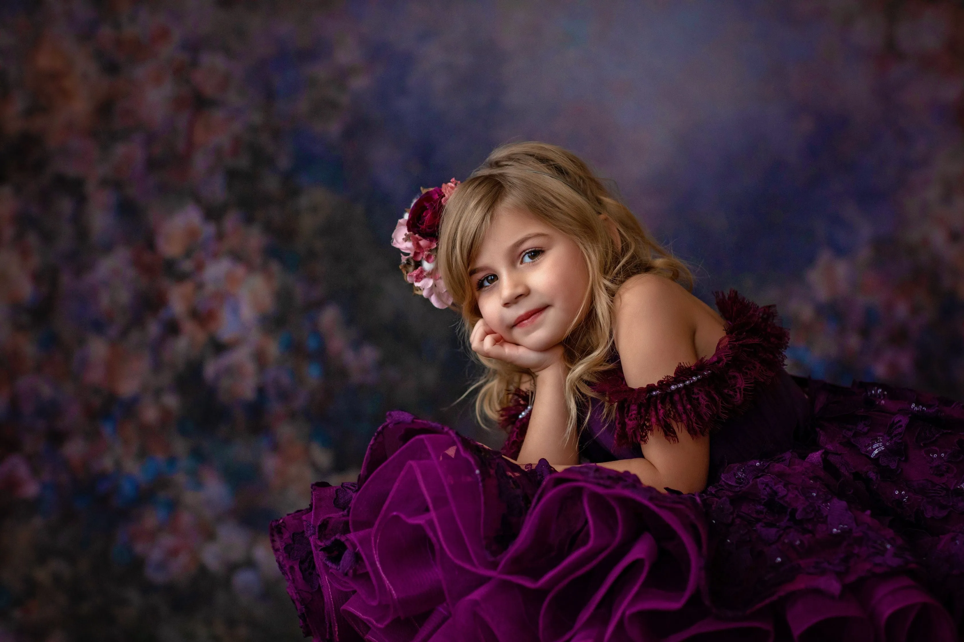 "Butterfly Kisses" -  Petal Short Length Dress  ( 4 Year - Petite 6 Year)