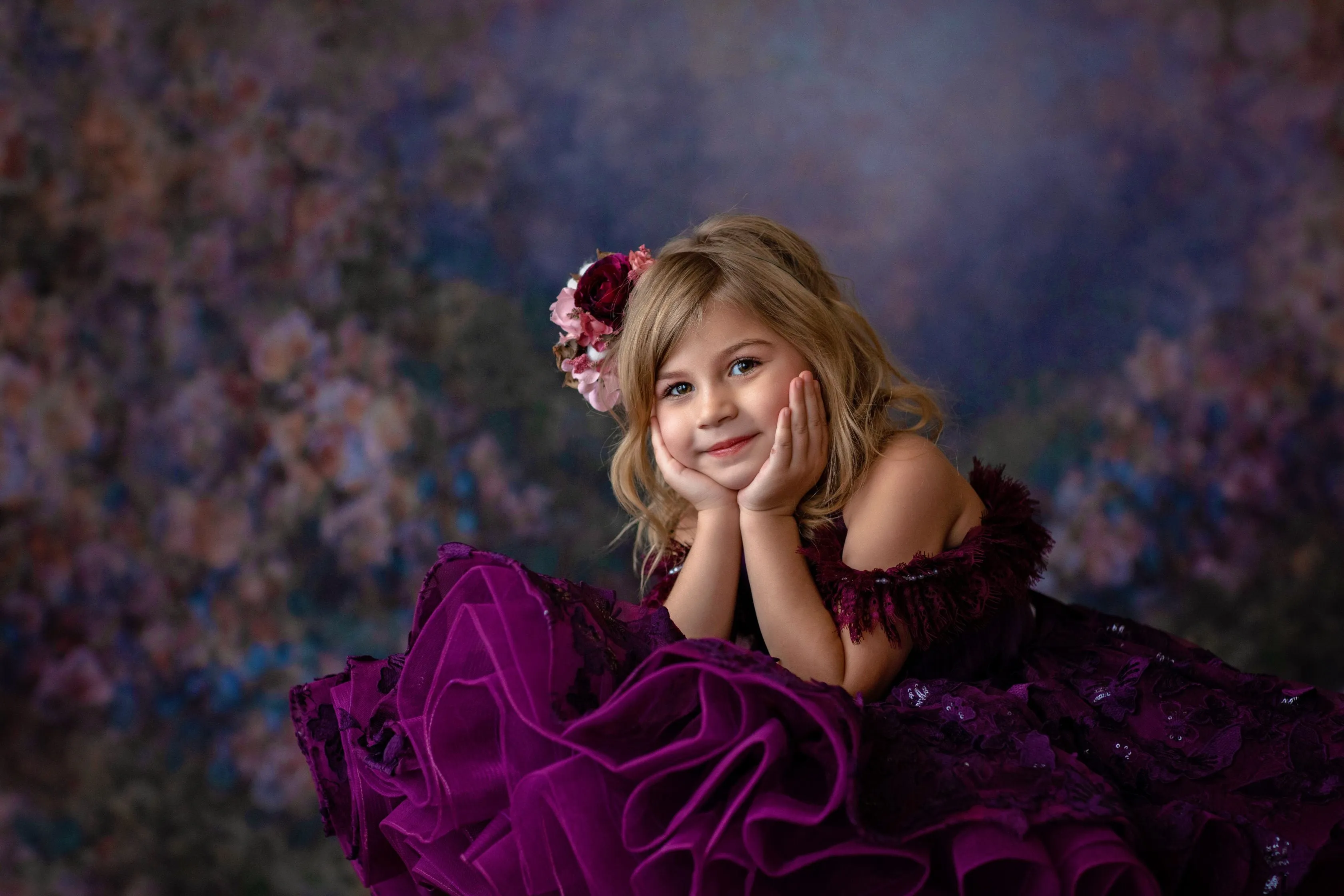 "Butterfly Kisses" -  Petal Short Length Dress  ( 4 Year - Petite 6 Year)