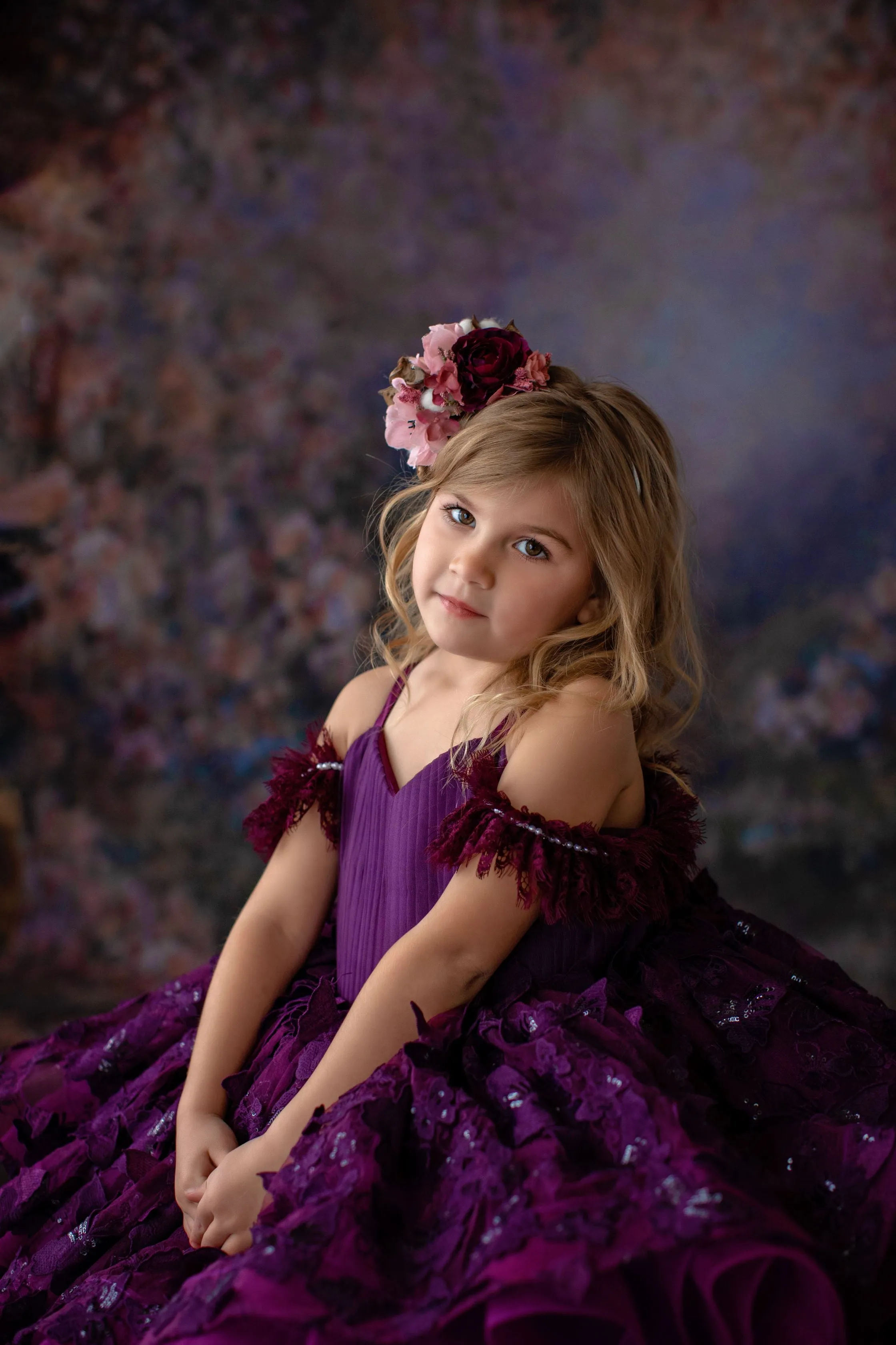"Butterfly Kisses" -  Petal Short Length Dress  ( 4 Year - Petite 6 Year)