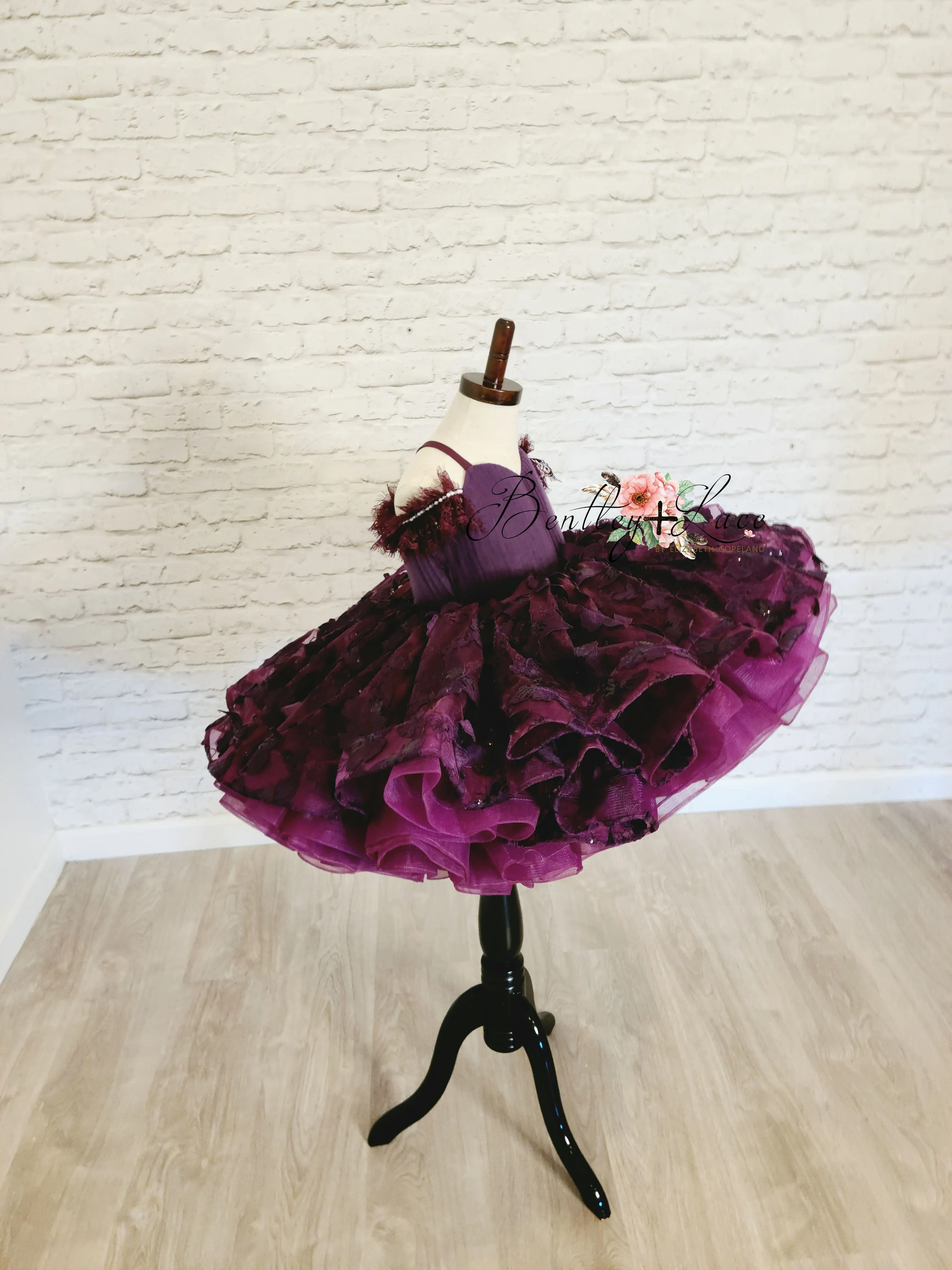 "Butterfly Kisses" -  Petal Short Length Dress  ( 4 Year - Petite 6 Year)