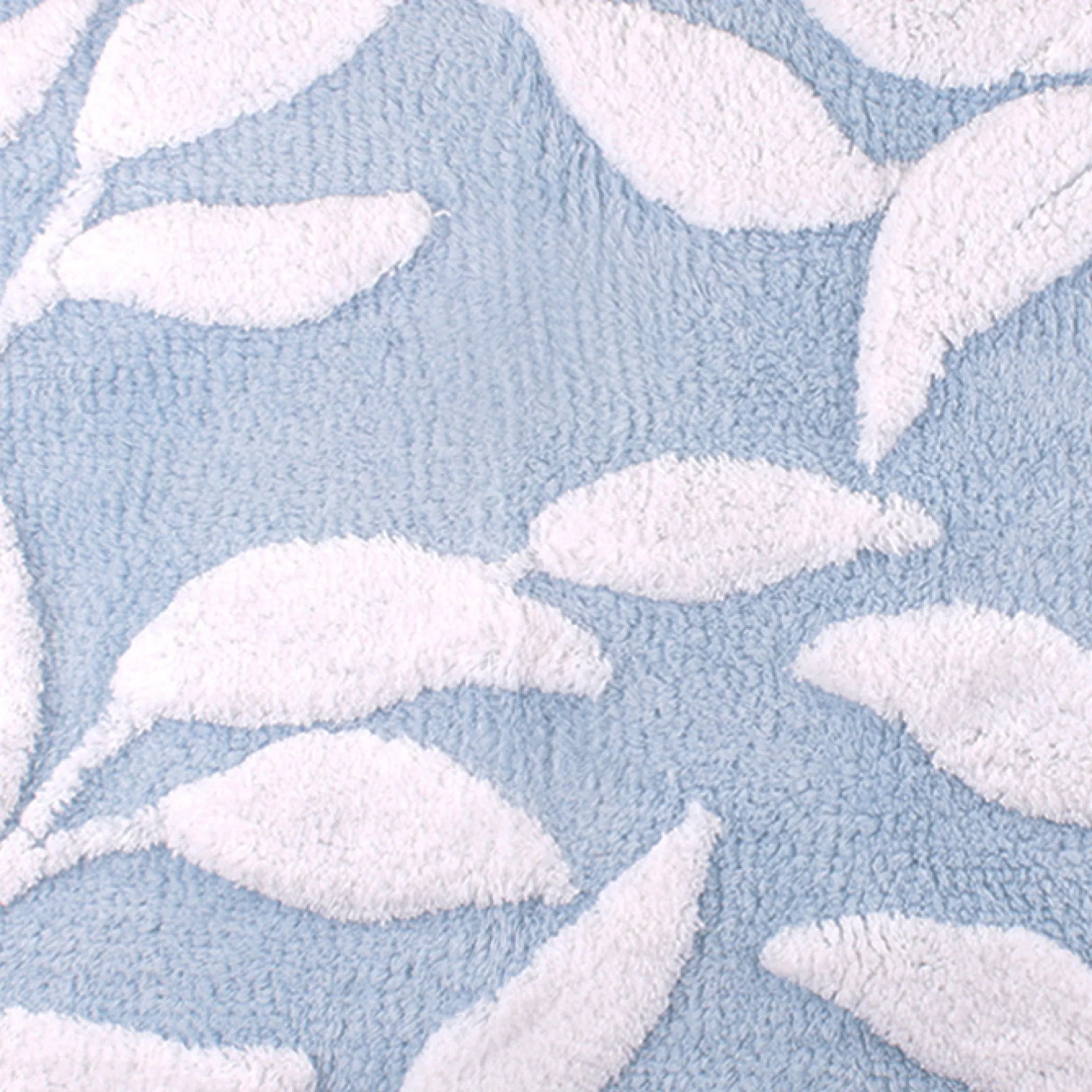 Sandringham Bath Mat by Dreams & Drapes Bathroom in Blue 50 x 80cm