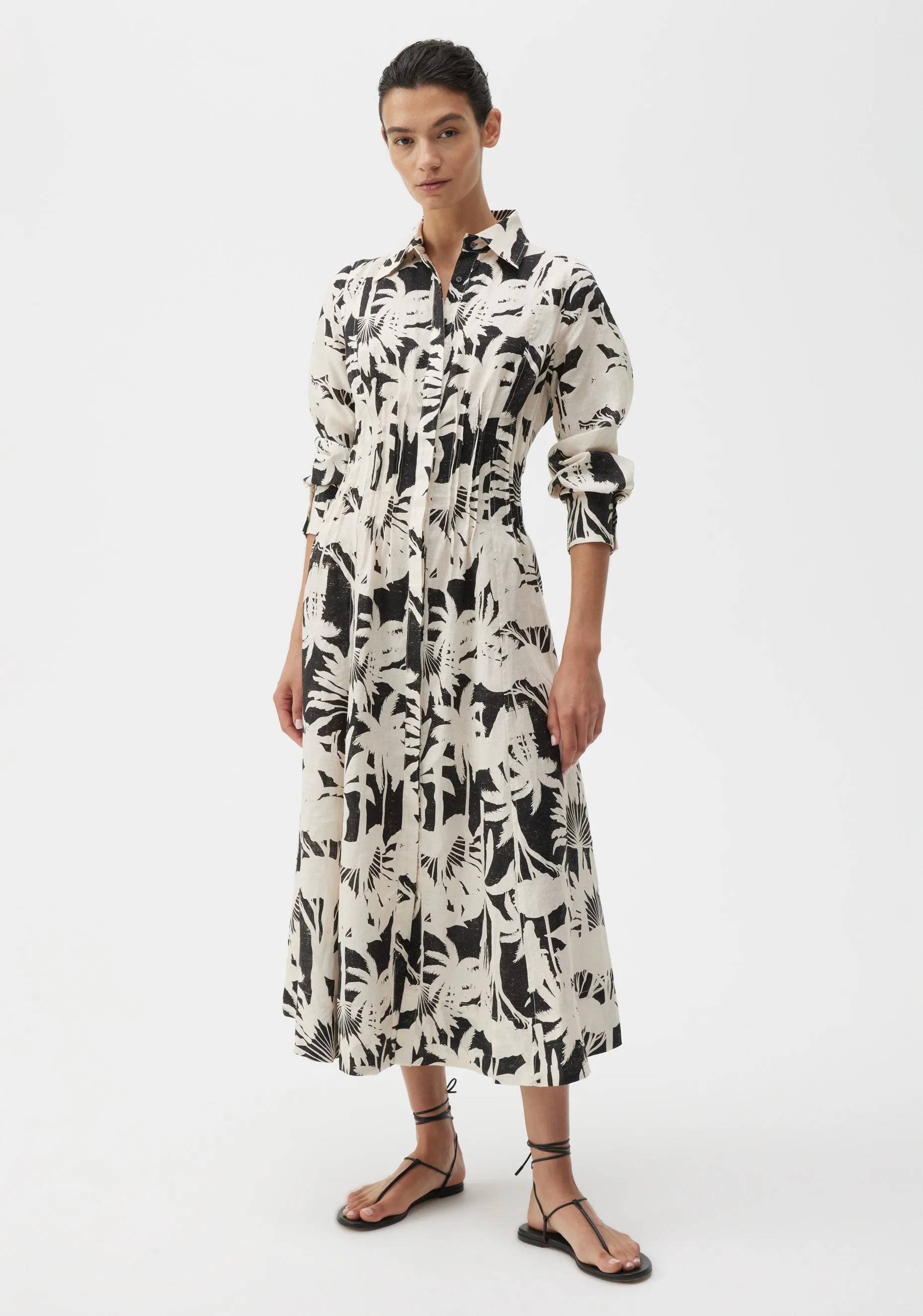 Savasi Linen Dress_Print