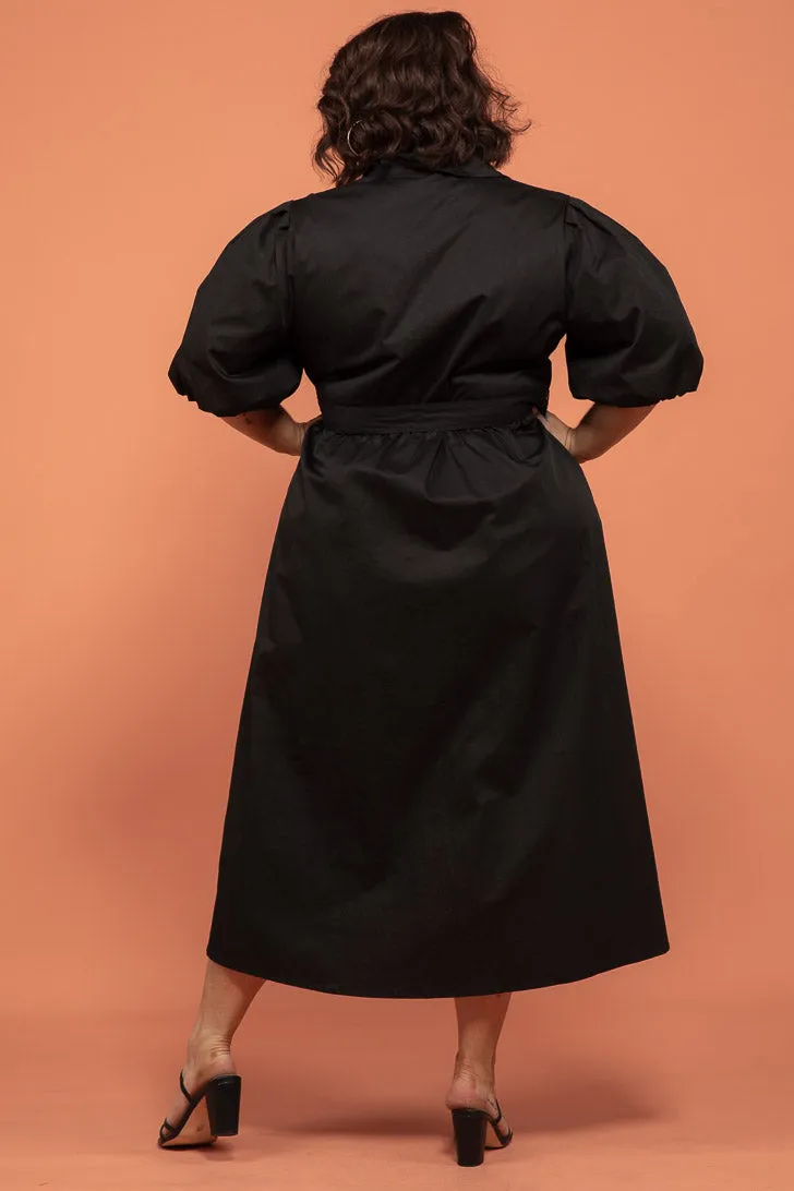 Shannon Midi Dress Black