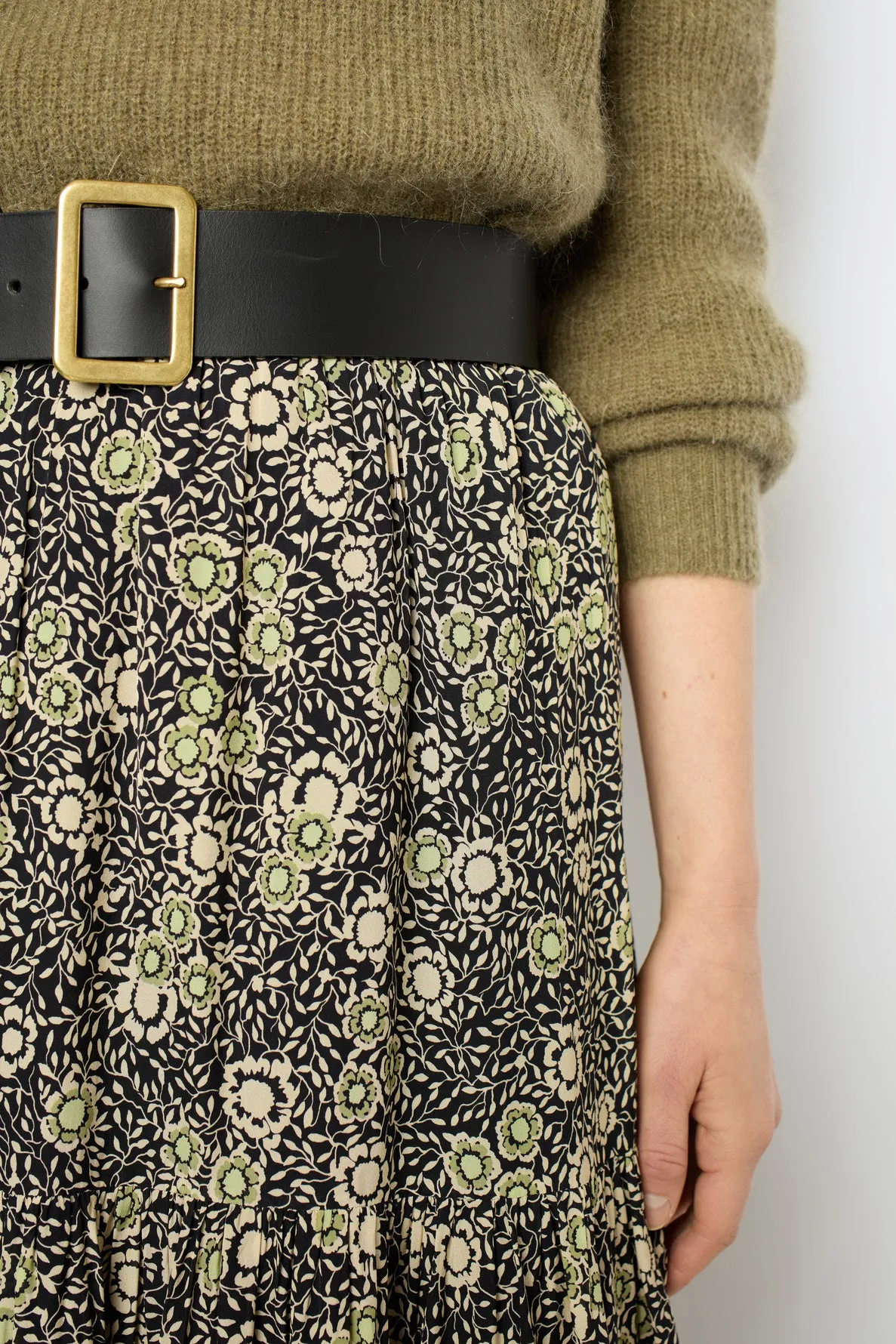 Skirt Damya Daj30a318 Khaki-Green