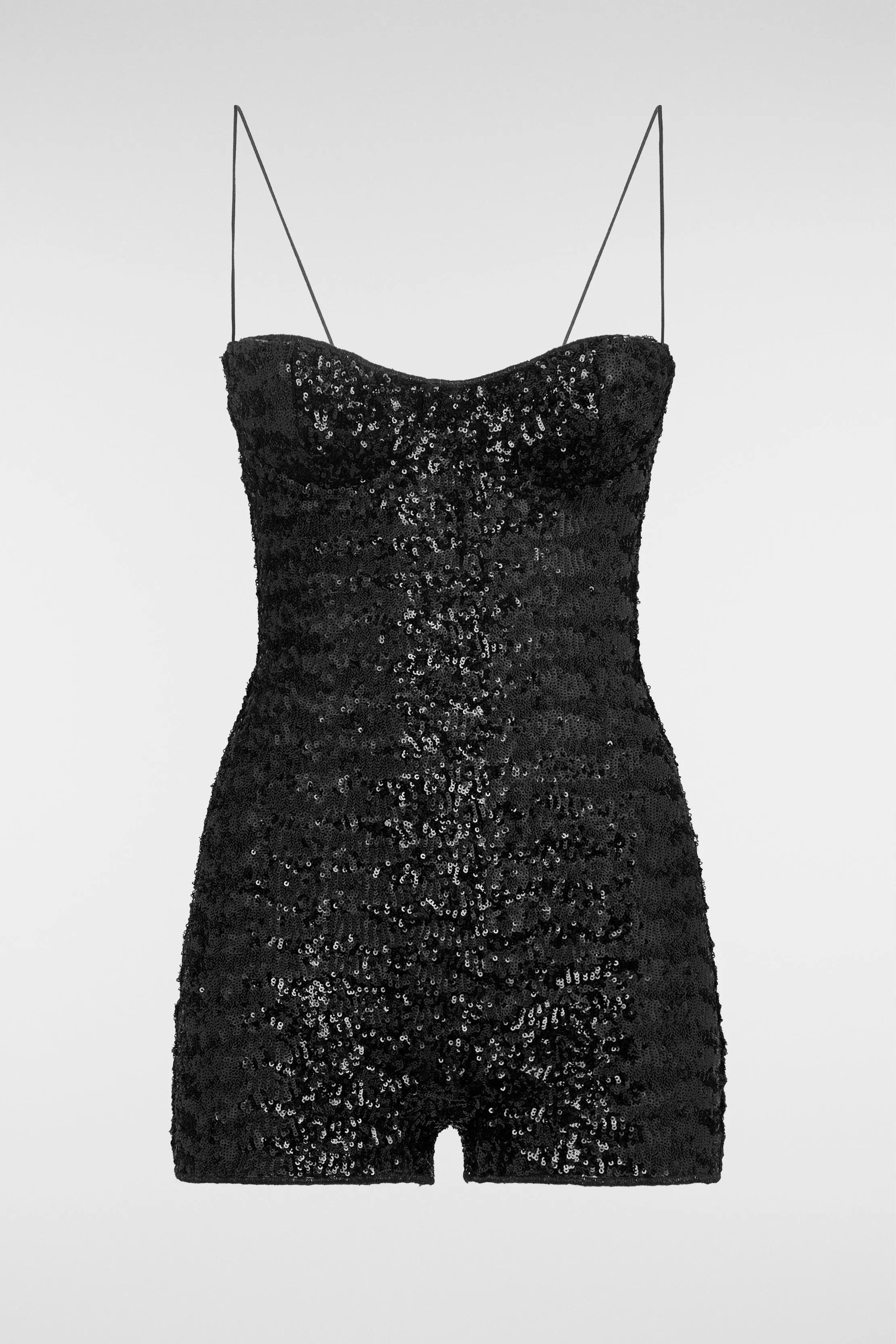 SS24 Paillettes Mini Jumpsuit