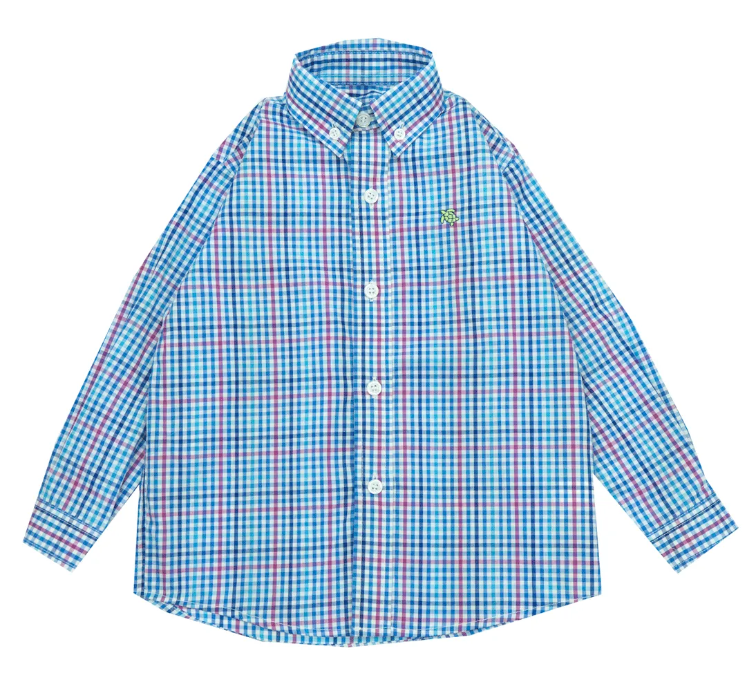 The Bailey Boys Heritage Plaid Peter Pan Collar Shirt