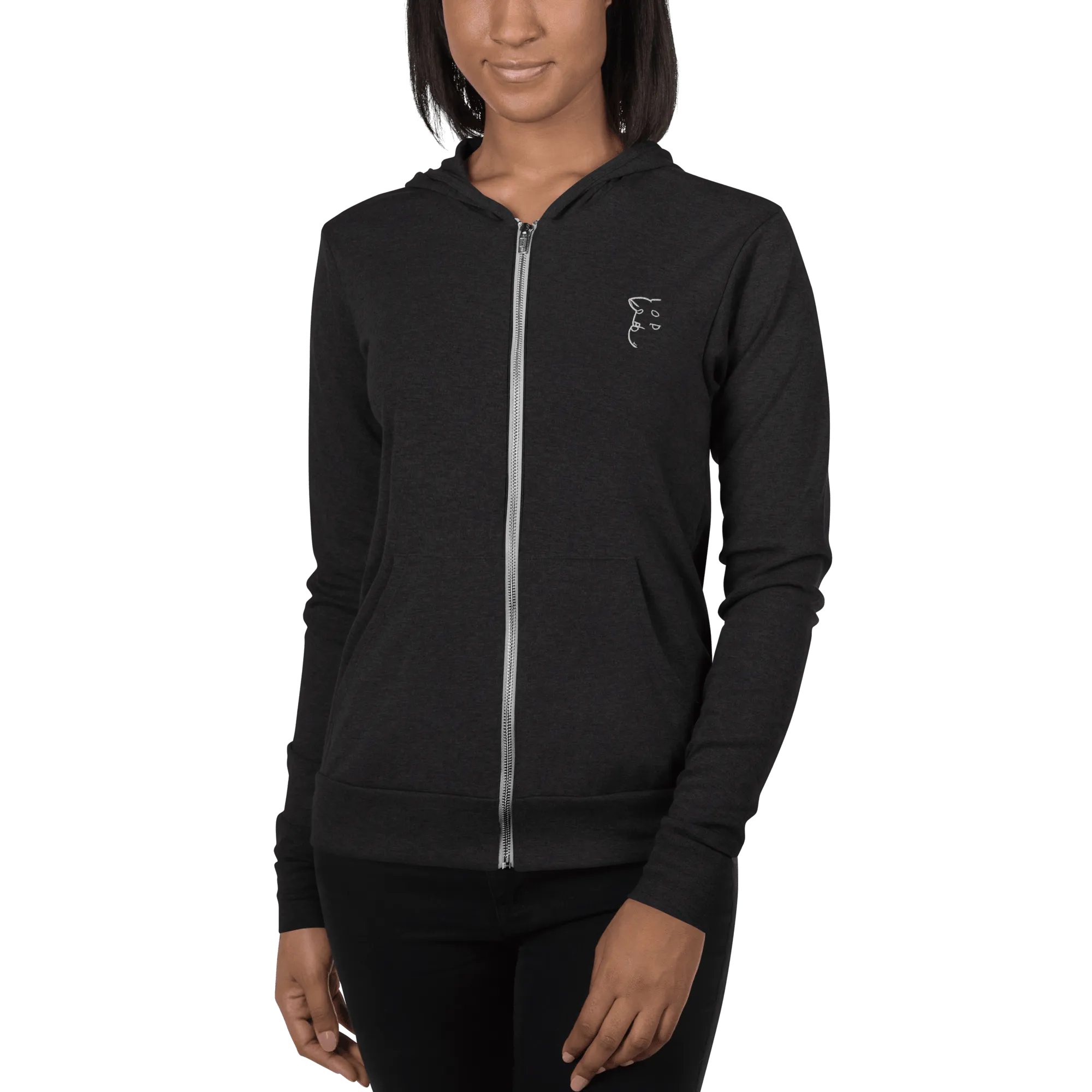 Unisex 'Simply Barker' Zip Hoodie