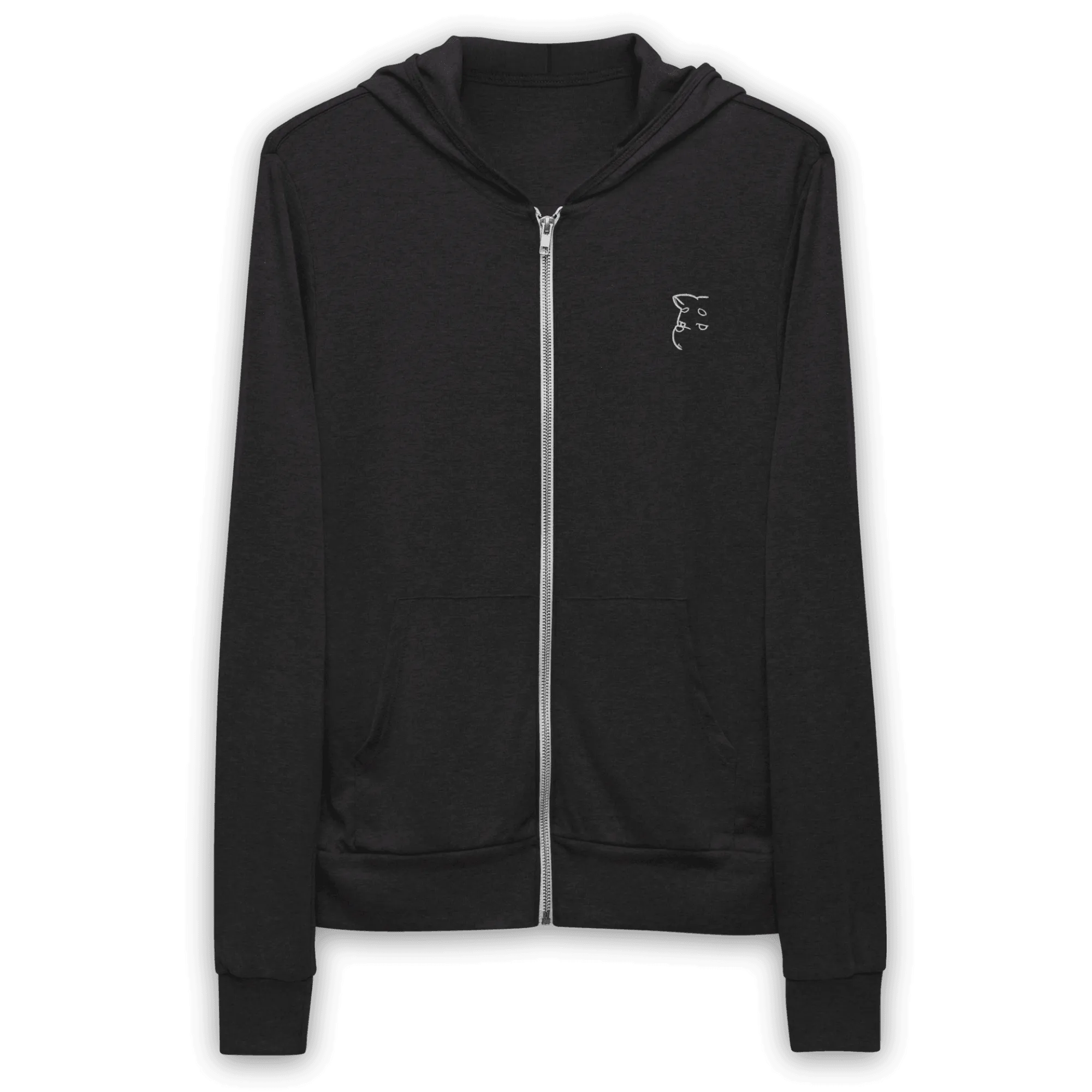Unisex 'Simply Barker' Zip Hoodie