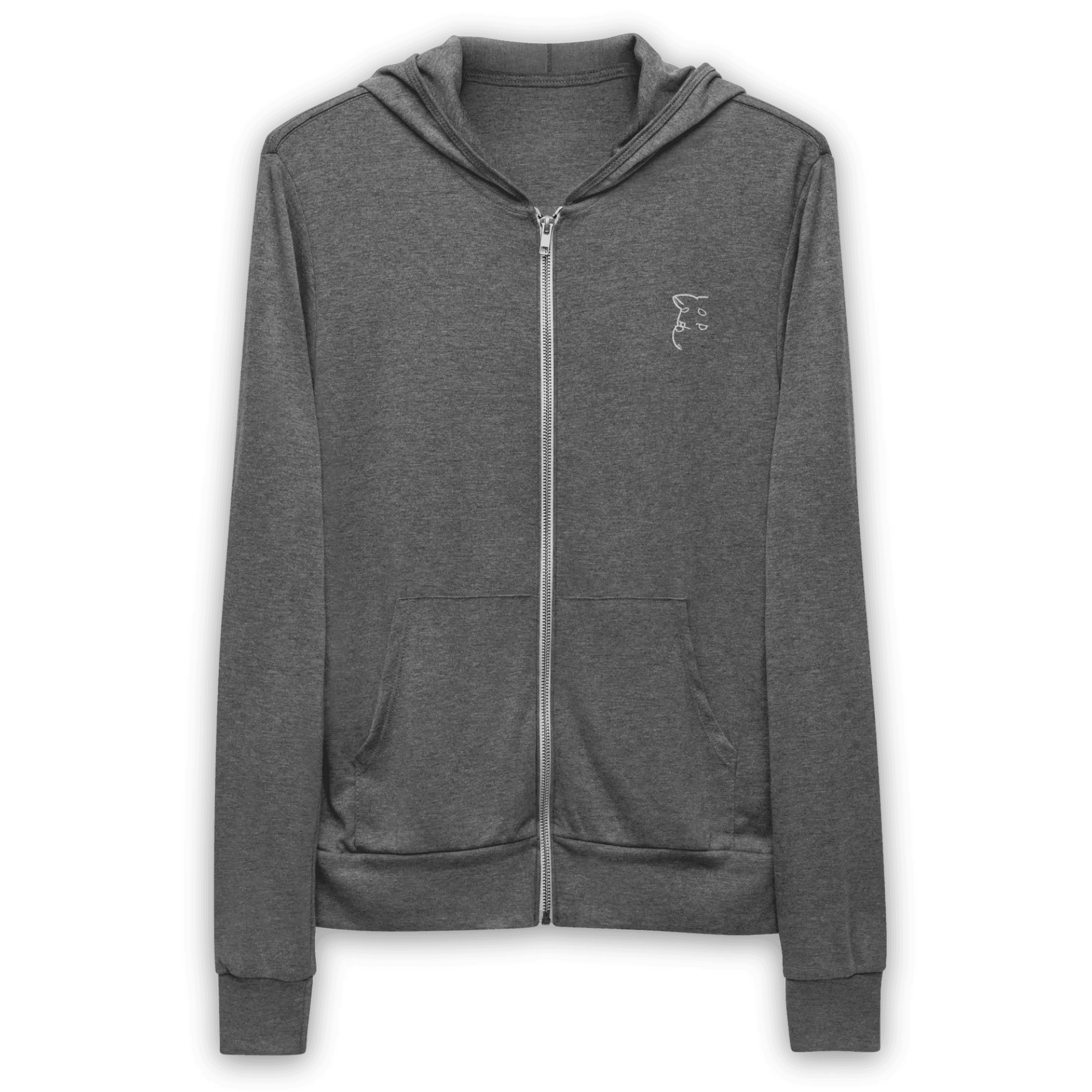 Unisex 'Simply Barker' Zip Hoodie