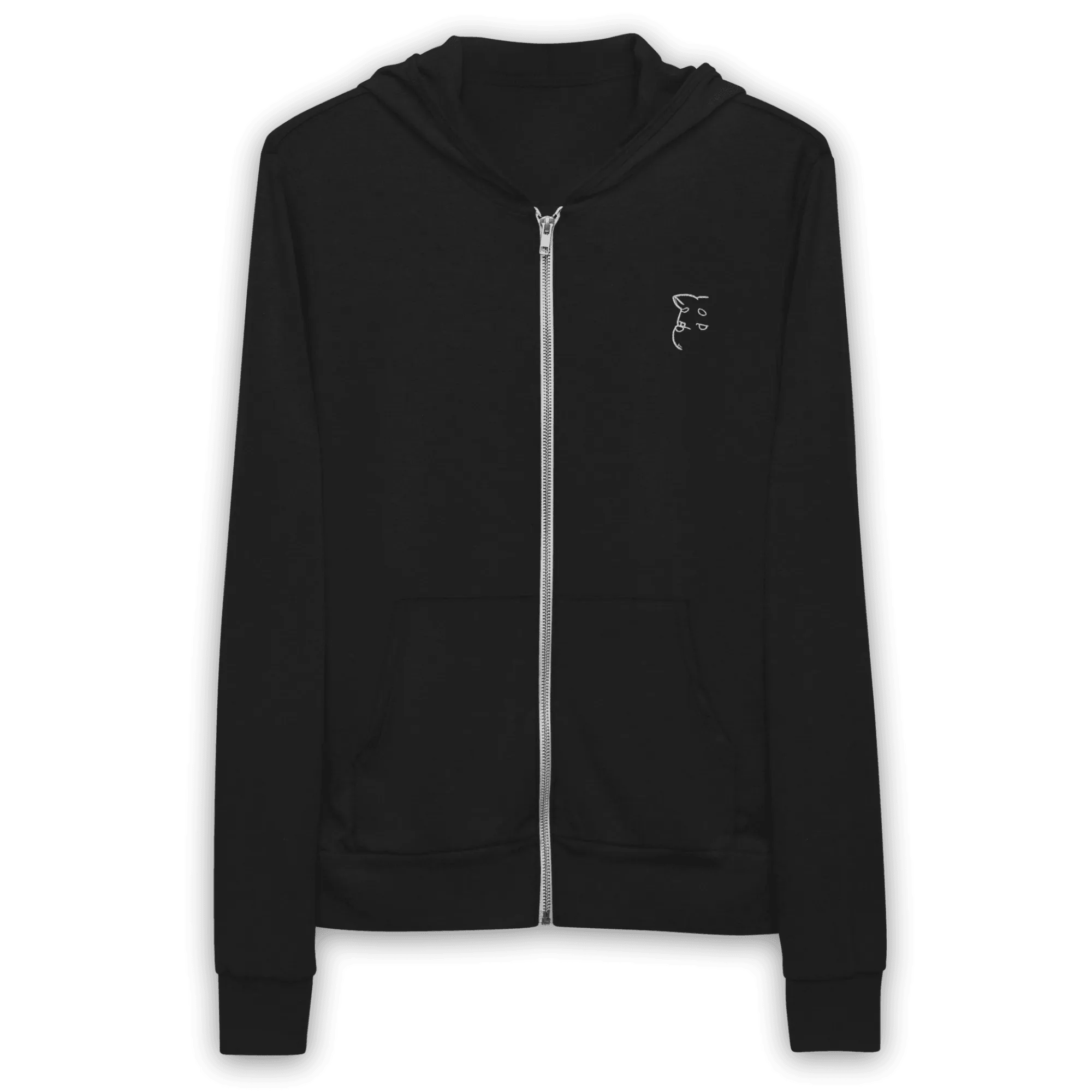 Unisex 'Simply Barker' Zip Hoodie