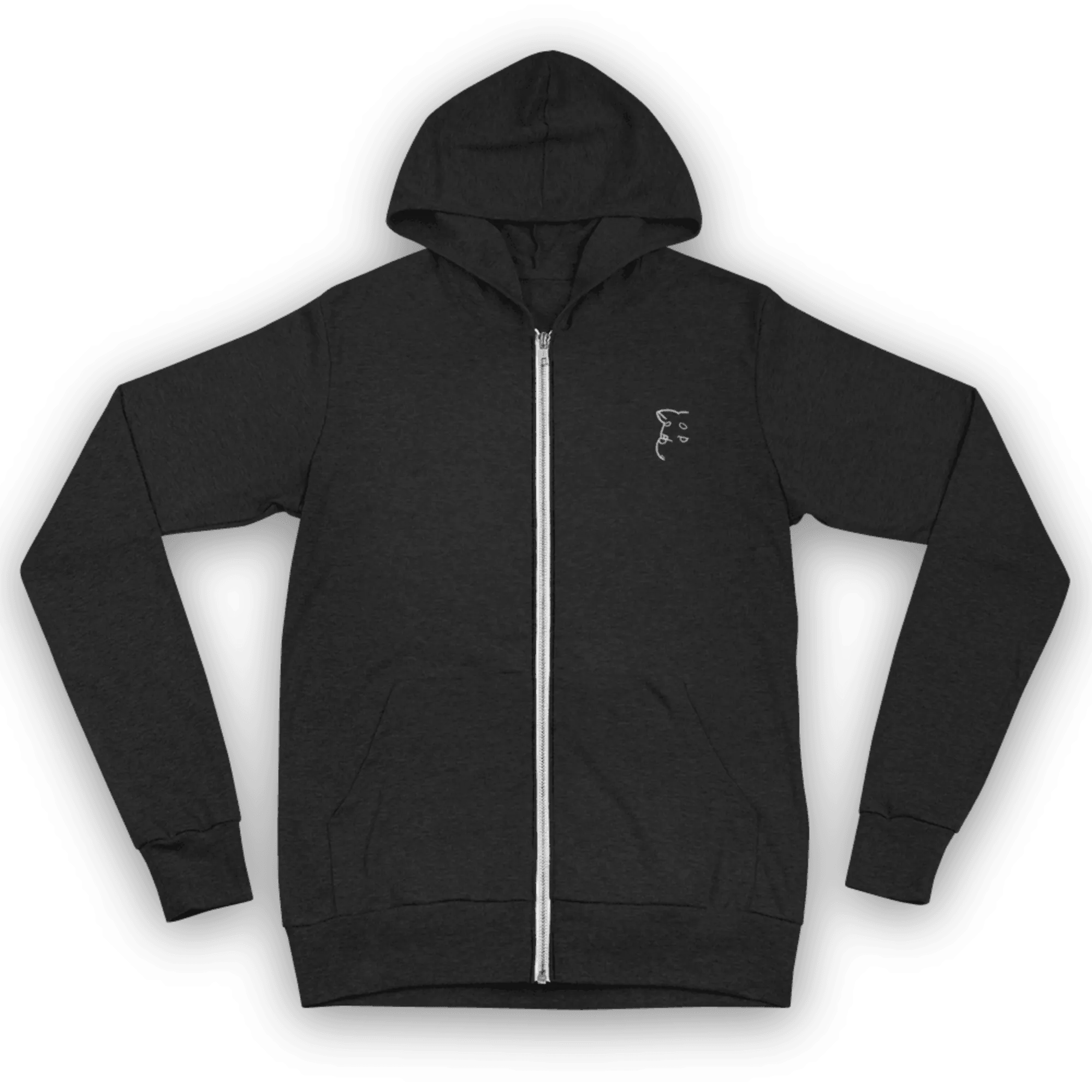 Unisex 'Simply Barker' Zip Hoodie