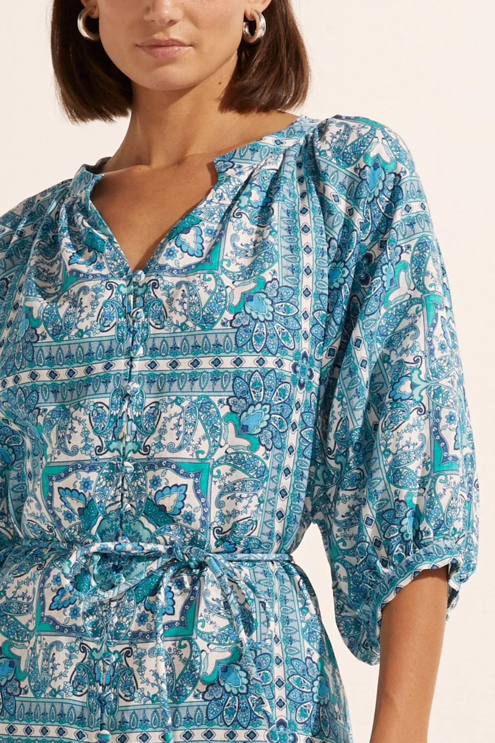 Zoe kratzmann - Sojourn Dress - Sapphire Tile